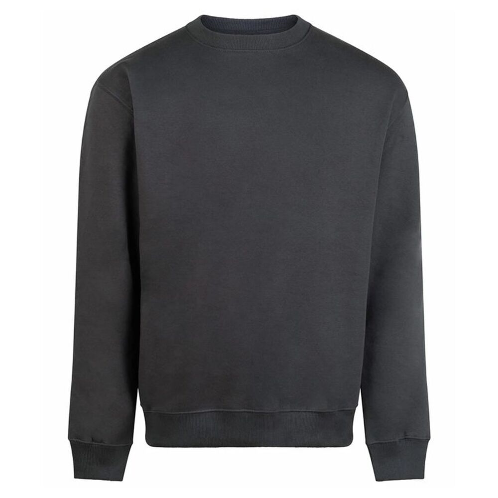 Awdis Mens Vision Heavyweight Sweatshirt / Solid Charcoal